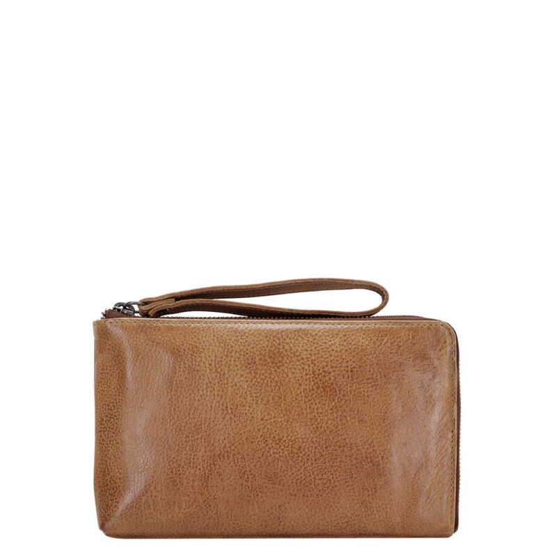 Chiquin Muse Leather Wristlet - Minimalist & Stylish Clutch