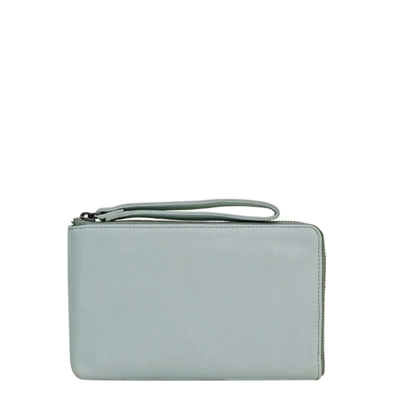 Chiquin Muse Leather Wristlet - Sleek & Stylish Compact Purse
