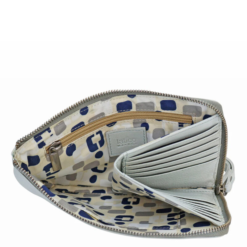 Chiquin Muse Leather Wristlet - Sleek & Stylish Compact Purse - Image 2