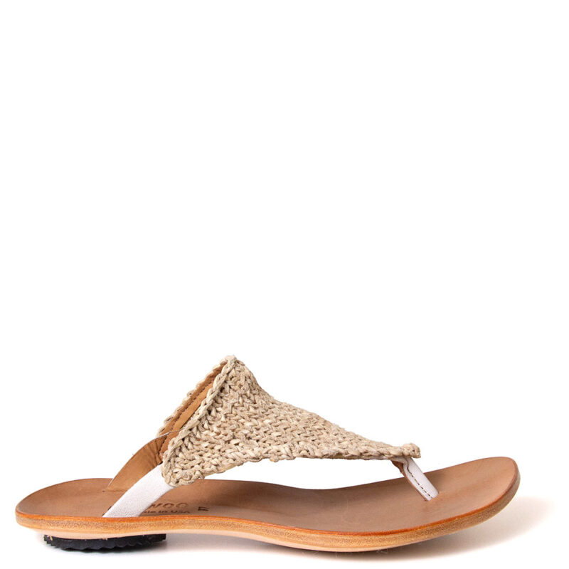 Chiquin Wave Women's Woven Knit-Leather Sandal - Stylish & Comfortable