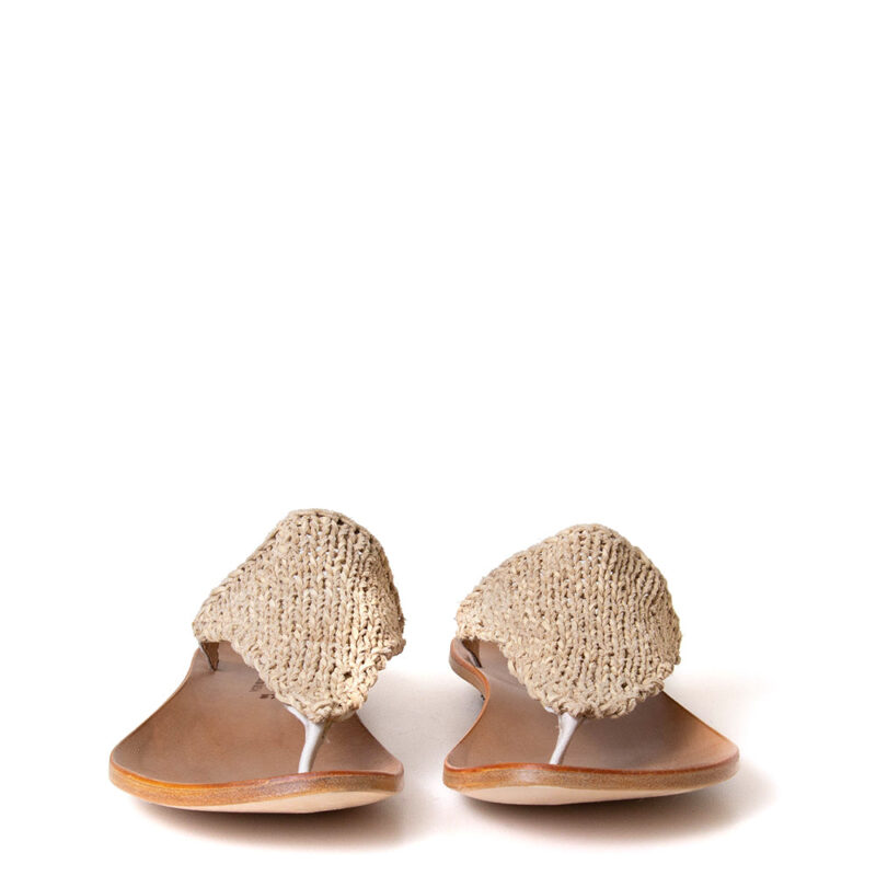 Chiquin Wave Women's Woven Knit-Leather Sandal - Stylish & Comfortable - Image 3