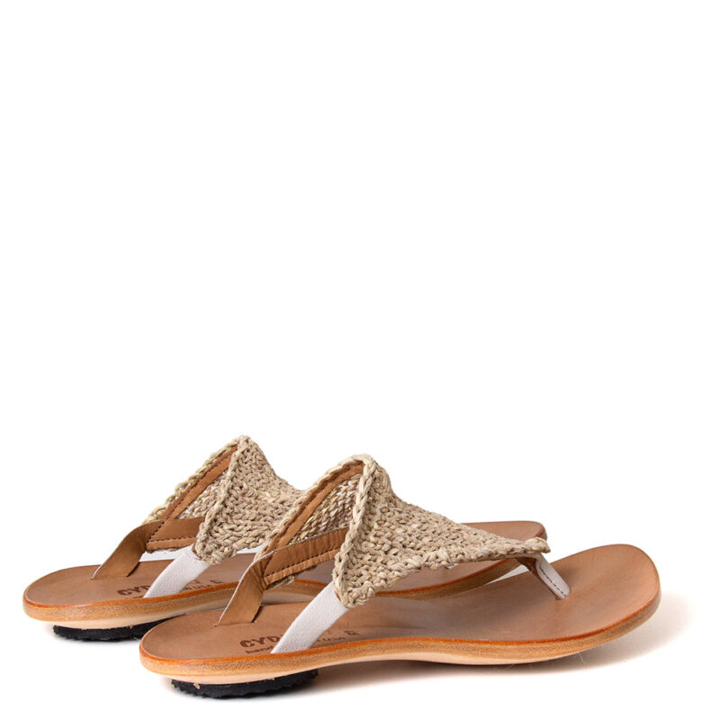 Chiquin Wave Women's Woven Knit-Leather Sandal - Stylish & Comfortable - Image 4